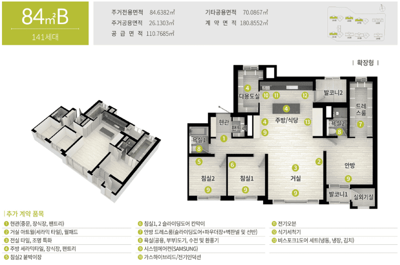 순천 지에이그린웰84타입