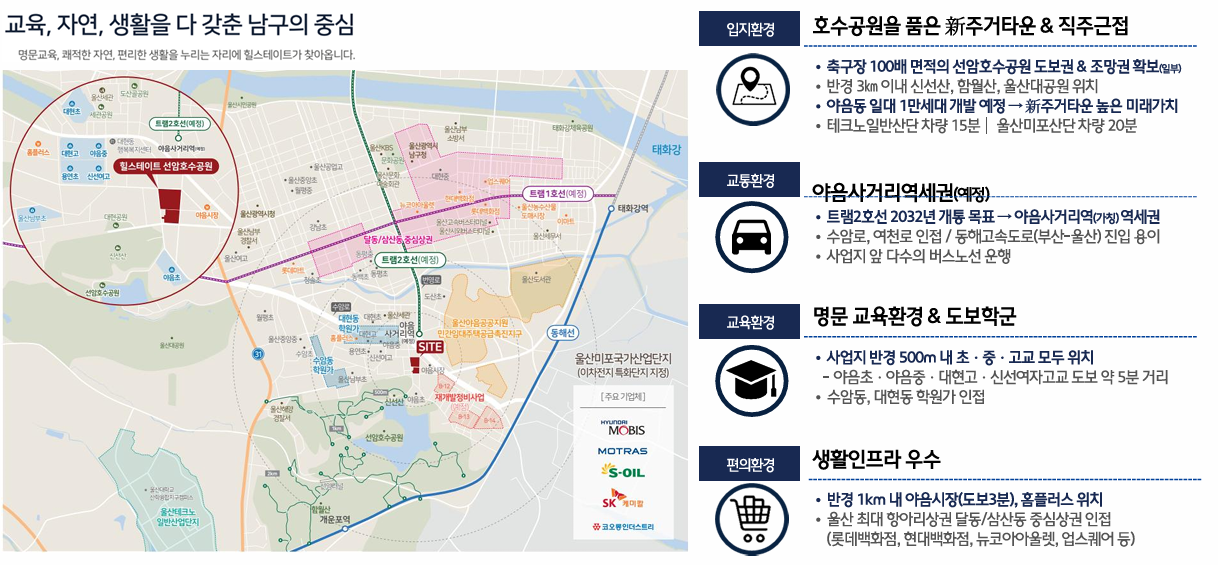 힐스테이트 선암호수공원입지